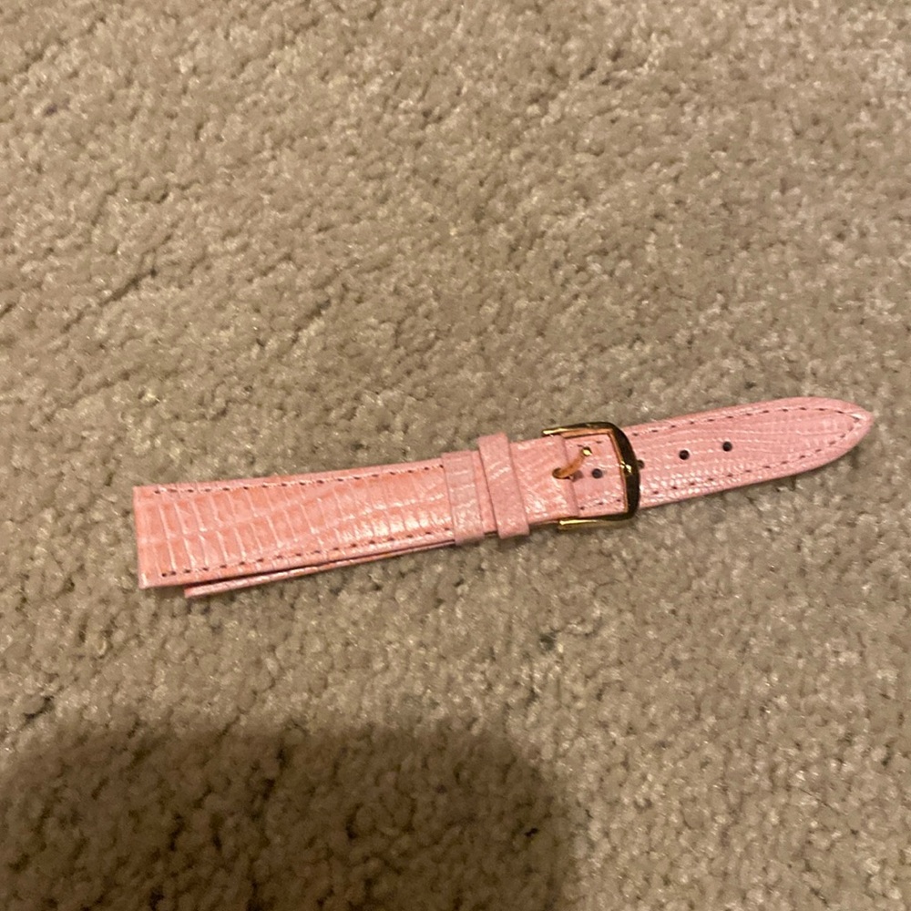 Genuine leather watch strap
